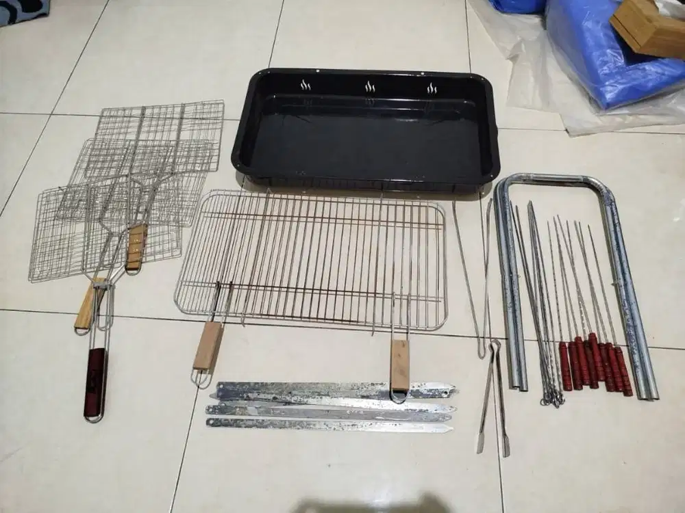 Preloved Set Panggangan BBQ Berdiri Lengkap