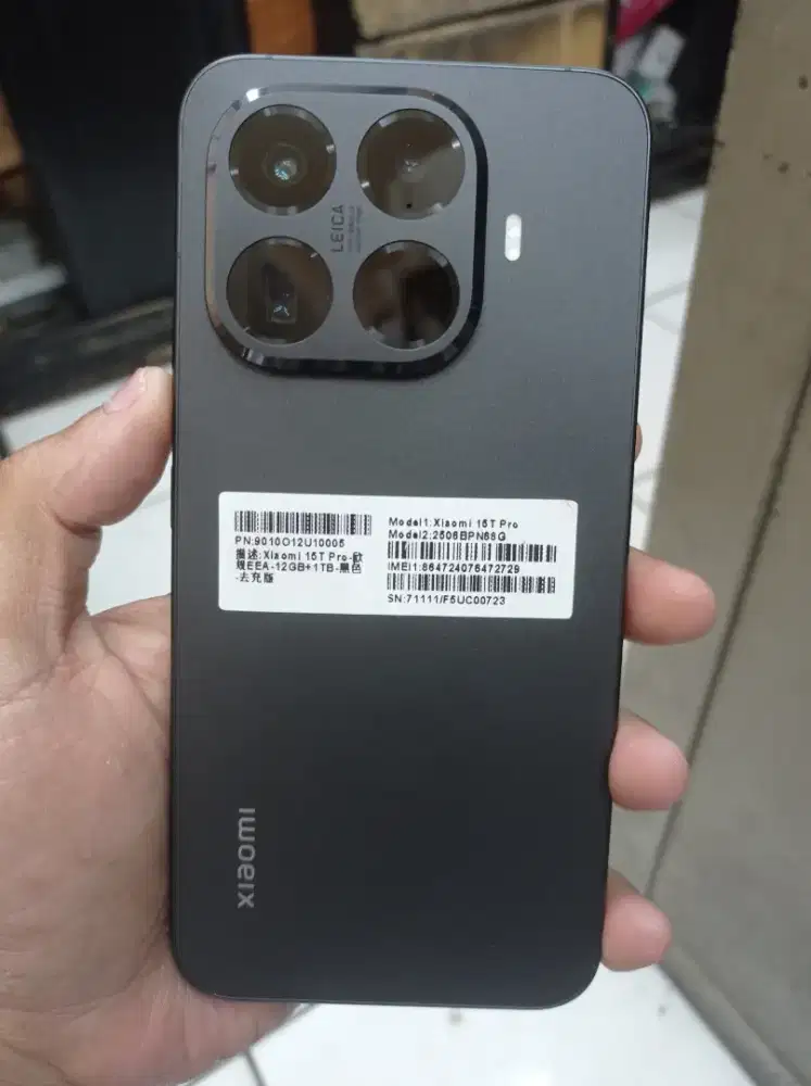 Xiaomi 15T pro 12/1T secon ex resmi