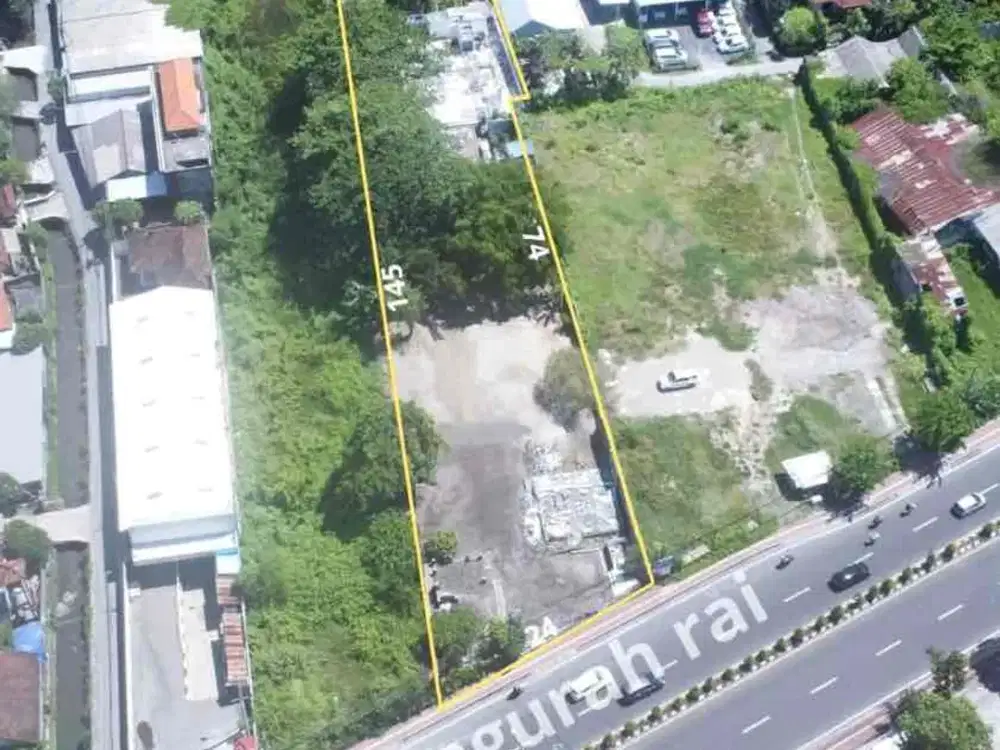 TANAH STRATEGIS DAN PRIME DI JALAN UTAMA BYPASS PEMOGAN DENPSAR