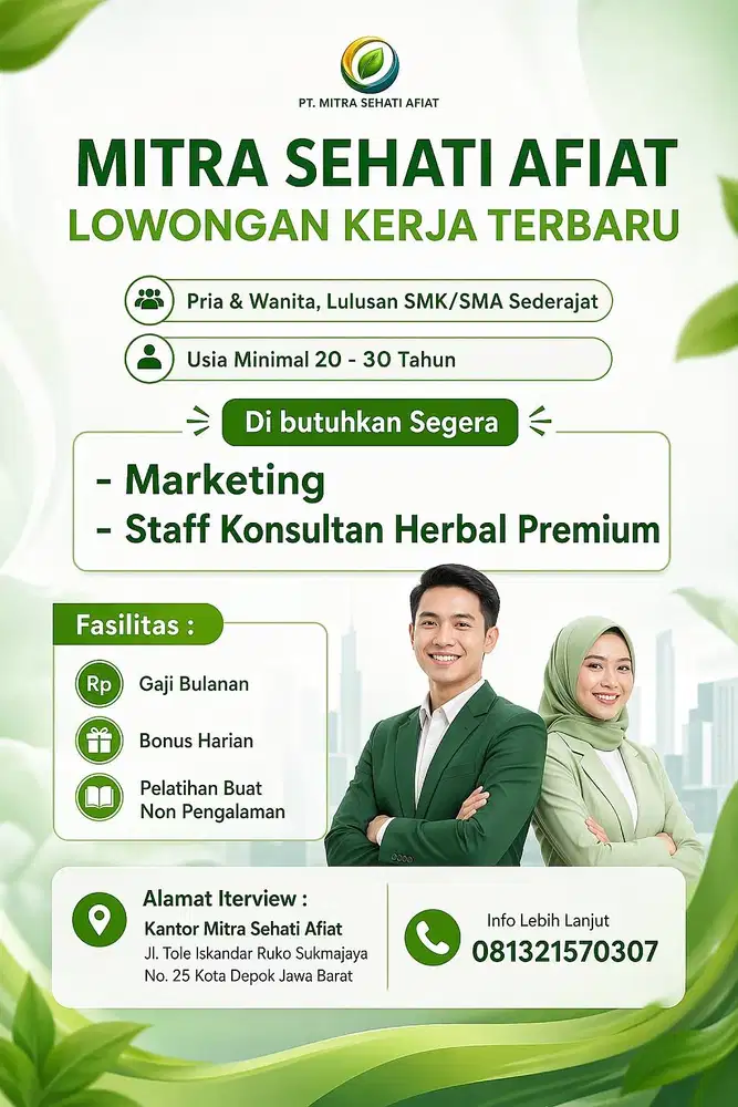 LOWONGAN KERJA TERBARU GRATIS 2026