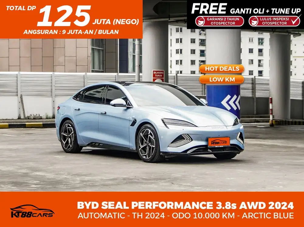 Low kilometer BYD SEAL PERFORMANCE 3.8s AWD 2024