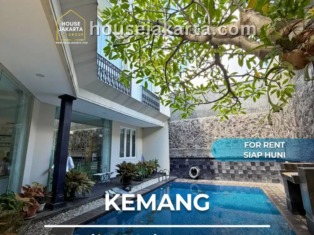 DISEWAKAN RUMAH KEMANG TIMUR, BEBAS BANJIR  RENOVATED, SIAP HUNI