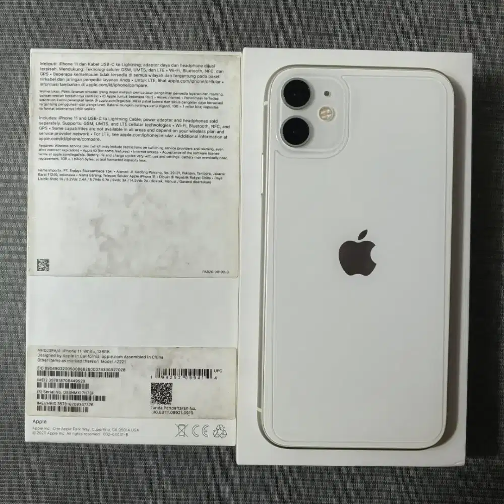 iPhone 11 128GB Starlight iBox Mulus No Minus Harga 5,4 Juta
