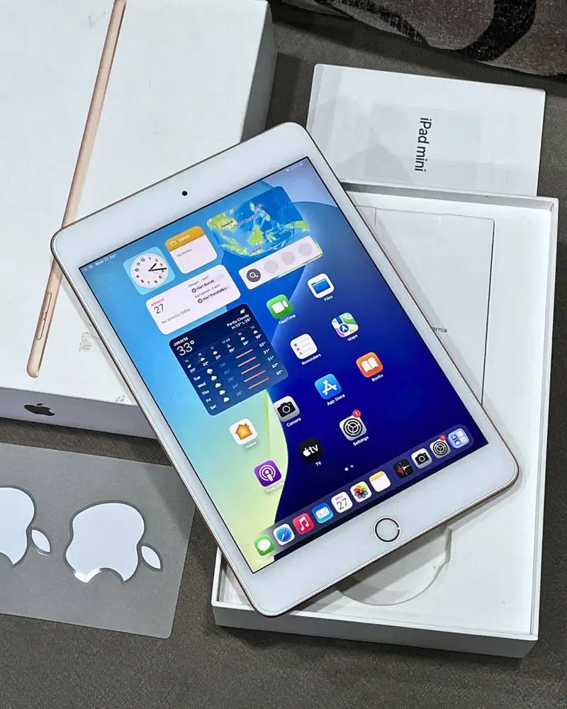 IPAD MINI 5 64GB GOLD LENGKAP ORI