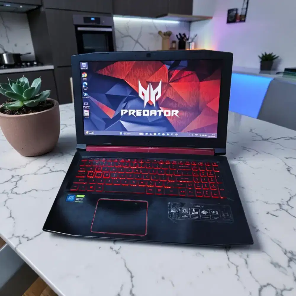 ACER NITRO 5-AN515-52 V28 NVIDIA GTX(ACERPREDATOR)Bonus tas ransel ori