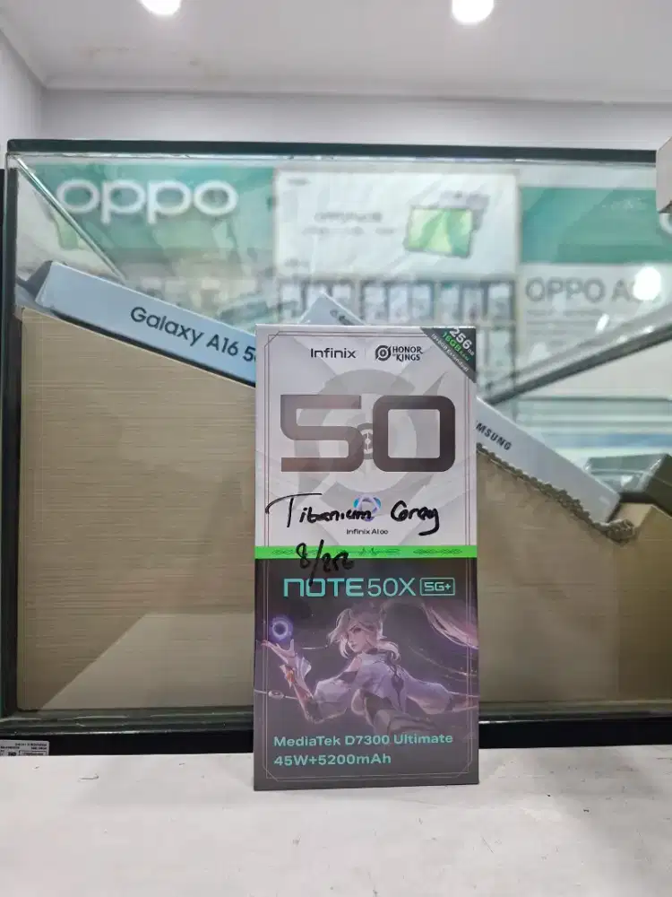 INFINIX NOTE 50X 8/256 NEW MURAH GARANSI RESMI