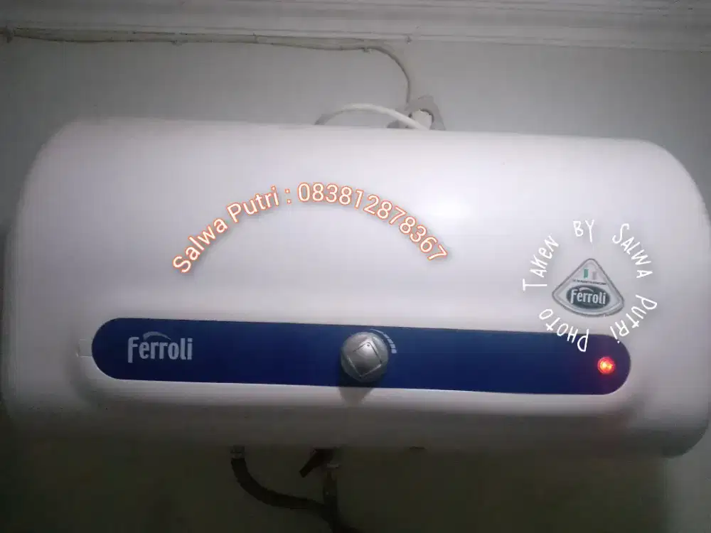 (Preloved) Water Heater Ferroli type QQ Blue 30 Liter