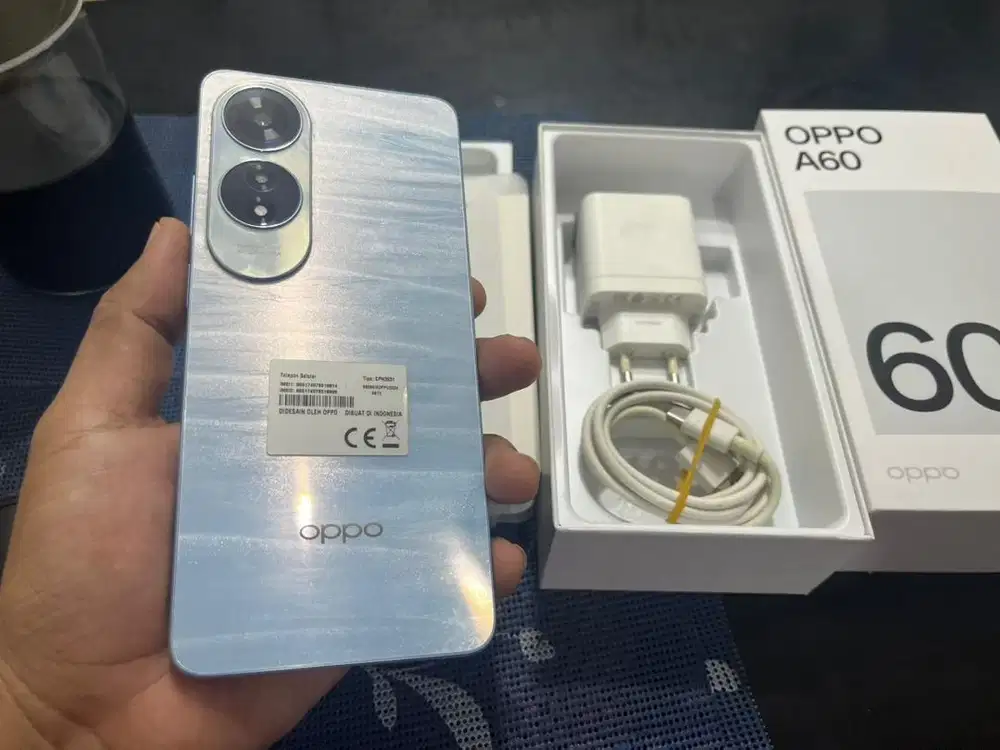 OPPO A60 RAM 8+8 LIKE_NEW FULSET GARANSI RESMI INDONESIA