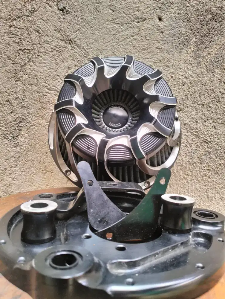 Filter udara Terbalik AN Drift black Arlen Ness