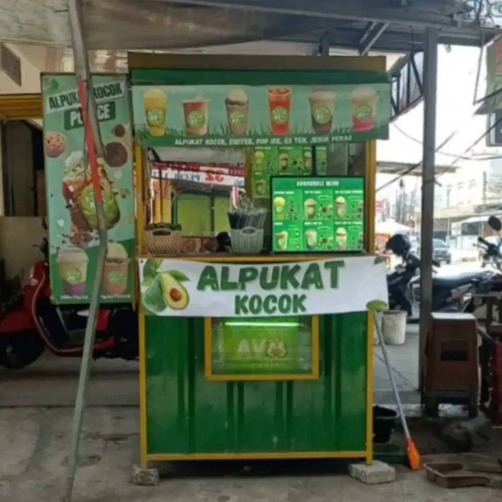 Container booth Minuman