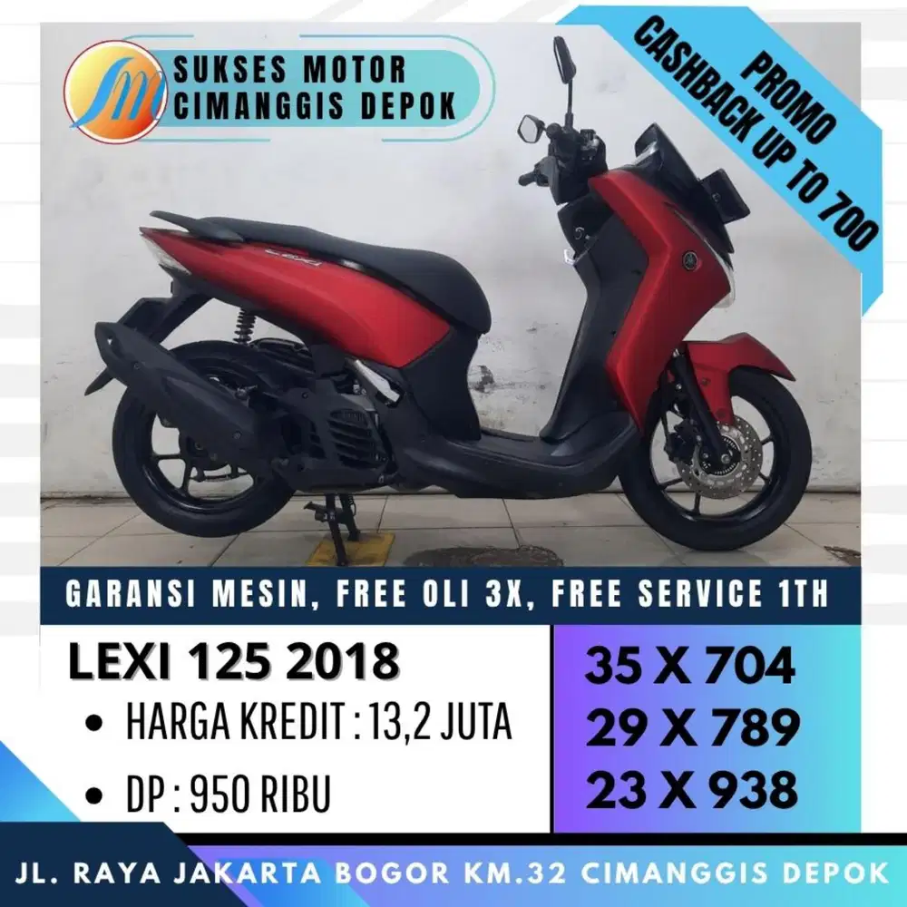 LEXI 125 STD 2018 KREDIT CICILAN RINGAN BERGARANSI [SUKSES MOTOR]