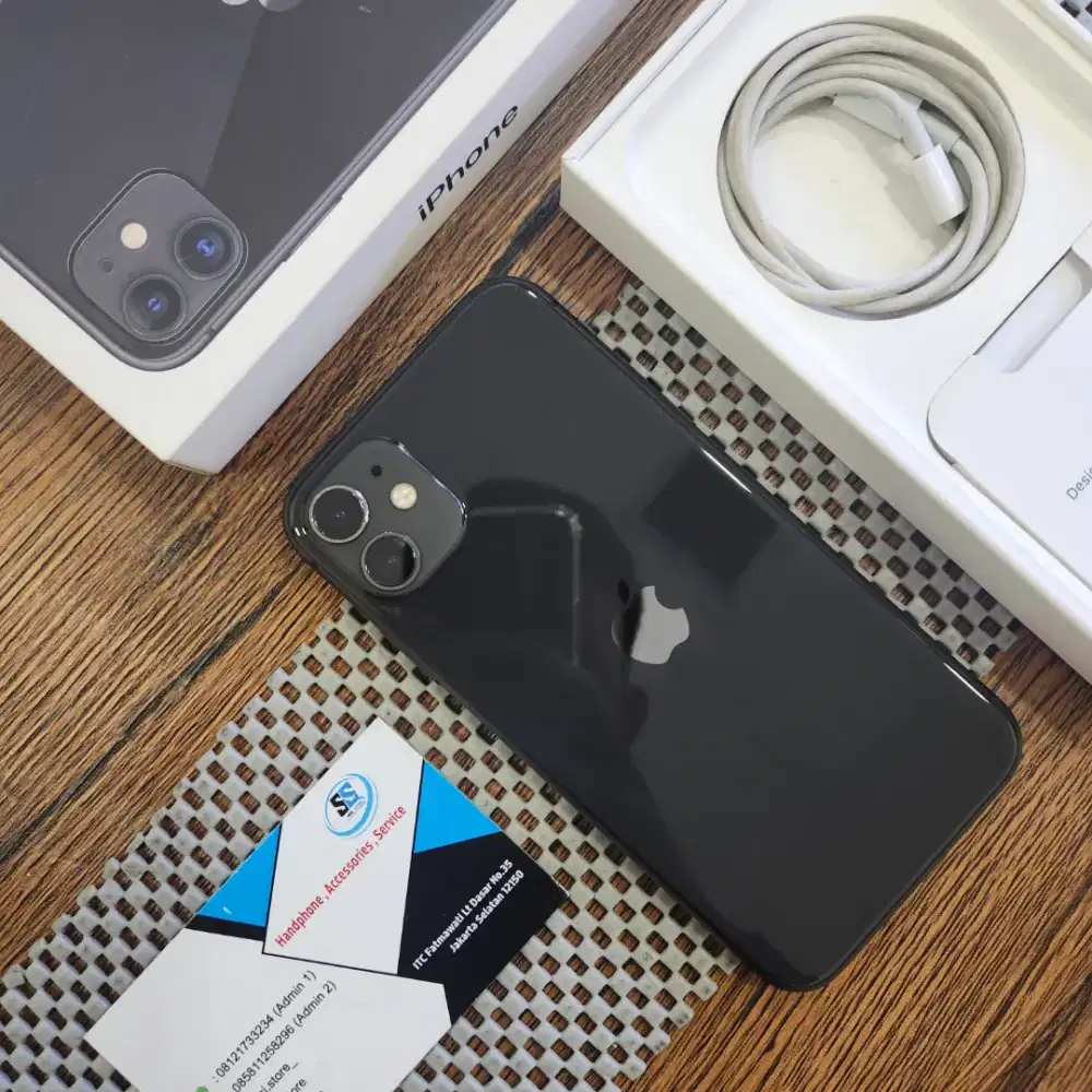 Iphone 11 64gb black ex ibox mulus jual cepet aja !