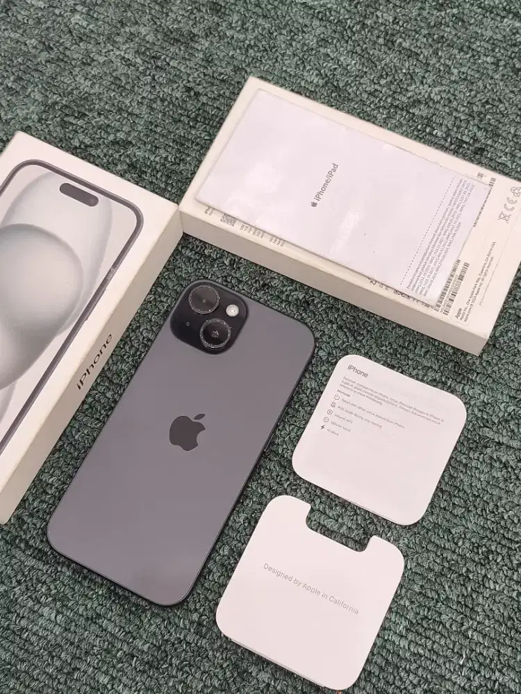 Iphone 15 128gb black resmi ibox fullset