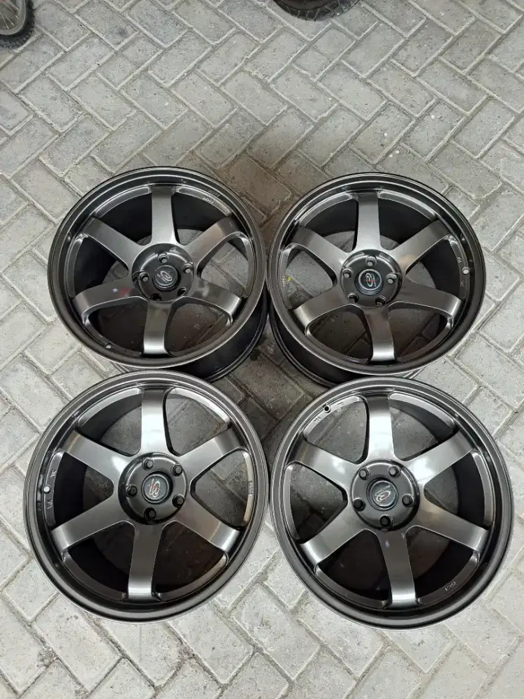NOS Velg rota philippine ori ring18 pcd5x114 lbr8-9 te37 ce28 rpf1 ssw
