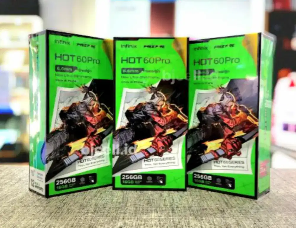INFINIX HOT 60 PRO RAM 16/256GB LIKE_NEW  GARANSI RESMI INDONESIA