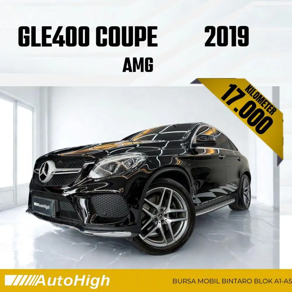 DP10% [Km17.000] GLE400 Coupe AMG 2019 / GLE 400 Reg 2020 #AUTOHIGH