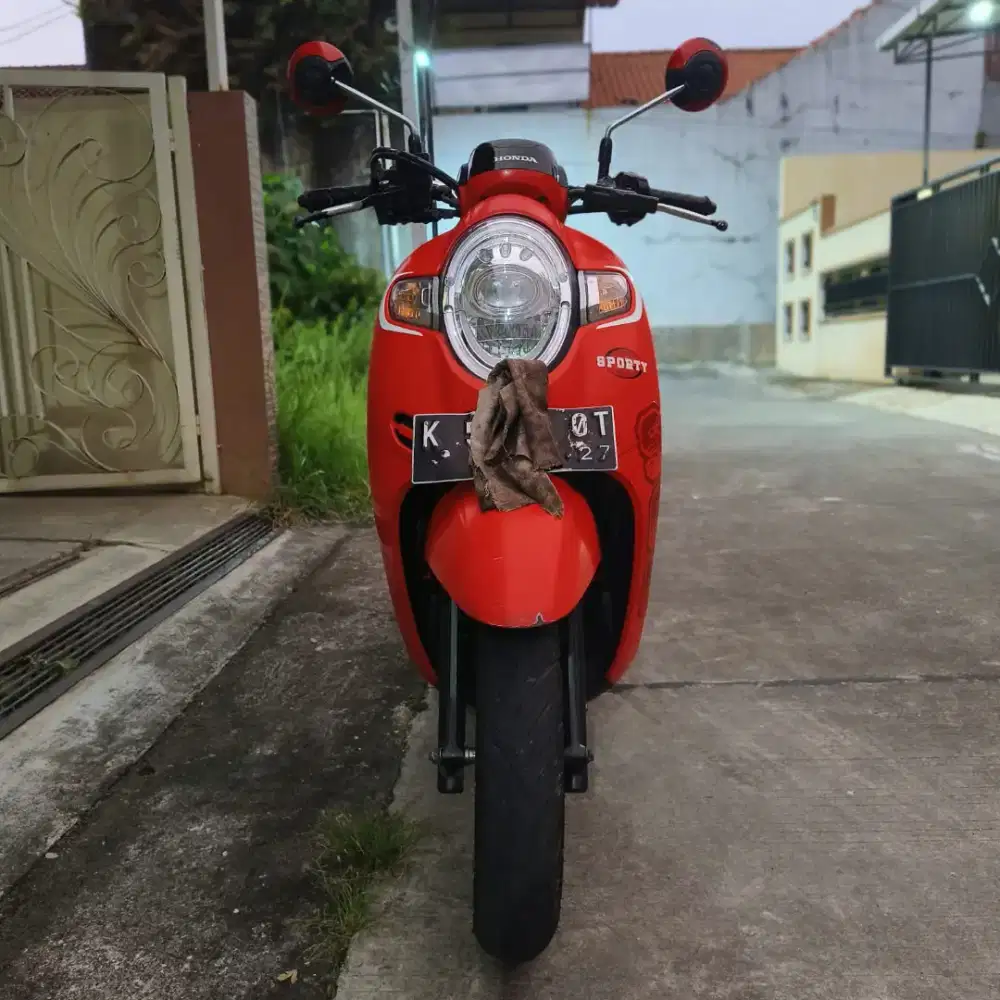 Honda Scoopy Merah 2017 Kudus