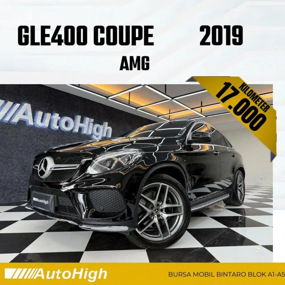 DP10% [Km17.000] GLE400 Coupe AMG 2019 / GLE 400 Reg 2020 #AUTOHIGH