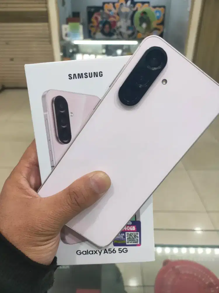 Samsung A56 5G ram12/256 fullset pink like new