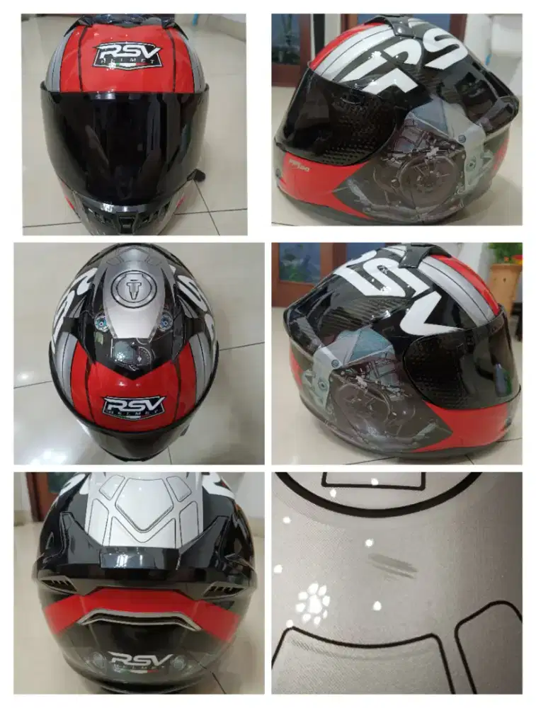 HELM RSV FF500 MACHINE ukuran helm size L