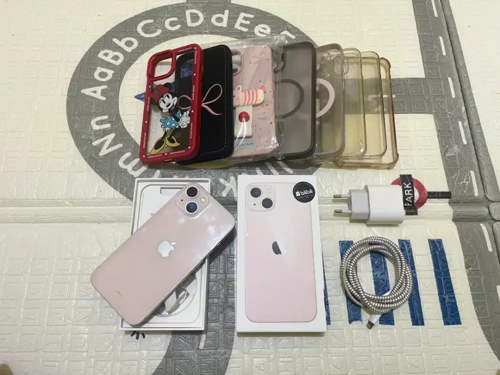 Iphone 13 128gb pink resmi blibli