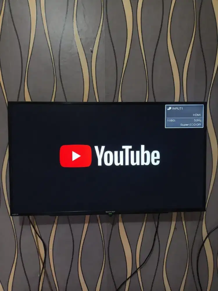 Tv led 40 in Sharp bisa YouTube