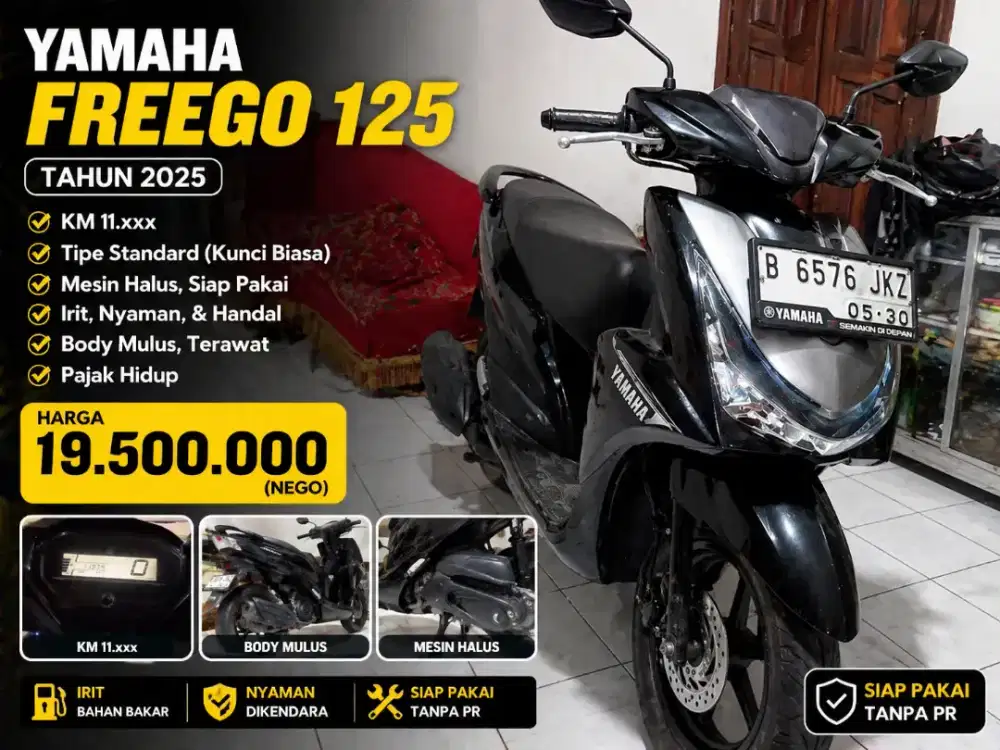 Dijual Cepat Yamaha Freego 125 tahun 2025