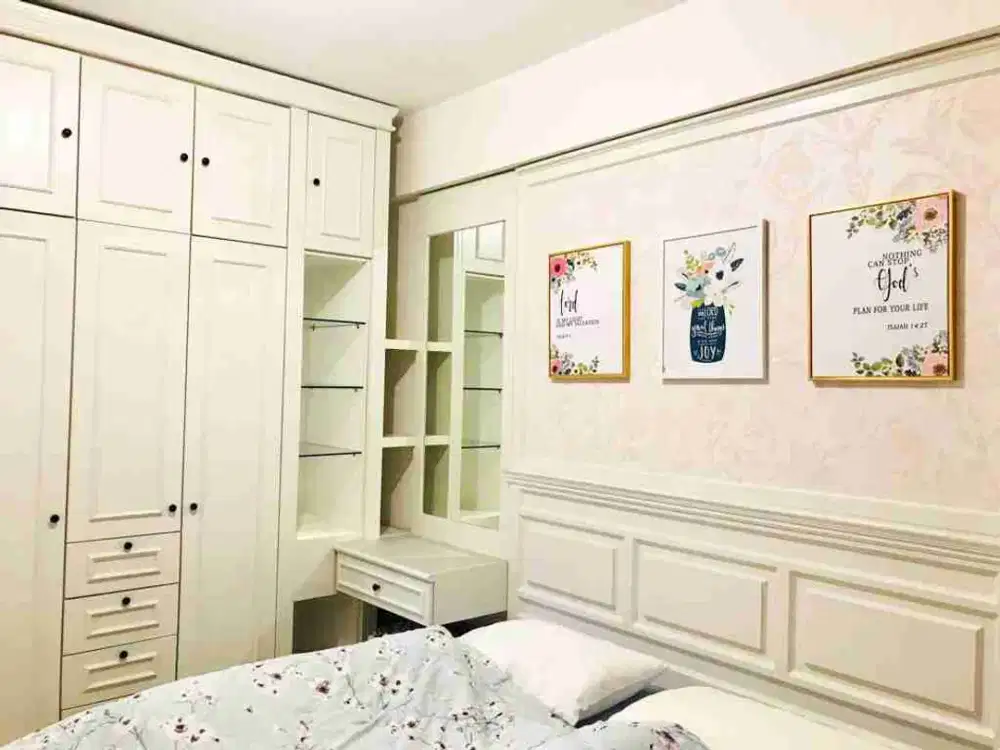 DISEWAKAN UNIT PUNCAK DHARMAHUSADA 2BR LANTAI 3 FULL FURNISH