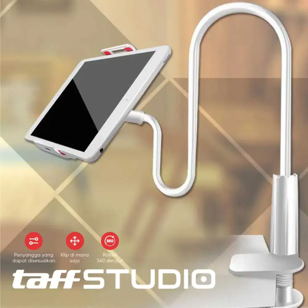 Lazypod Arm Universal Smartphone Tablet Holder Klip Clamp