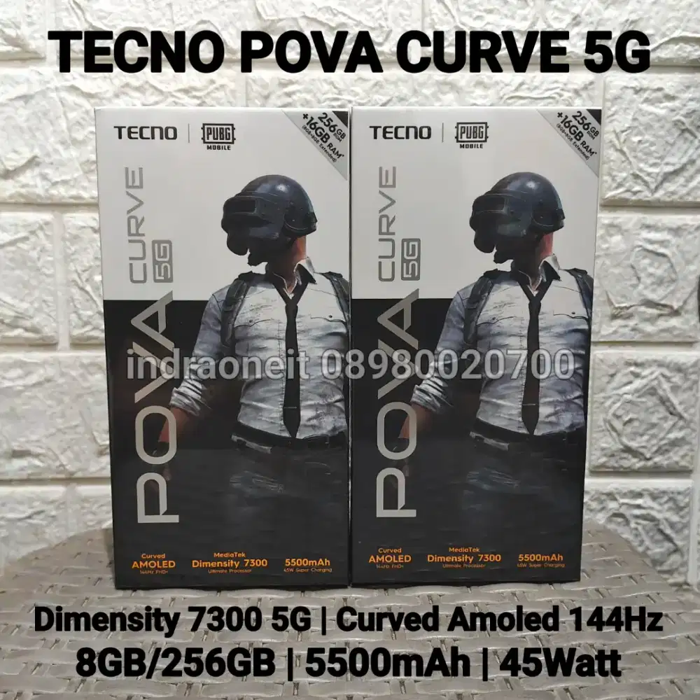 Tecno Pova Curve 5G 8/256 Dimensity 7300 New BNIB No Repack