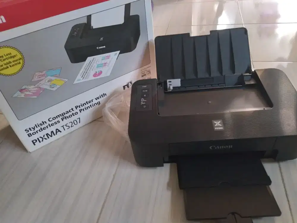 ​Printer Canon PIXMA TS207 Mulus Lengkap Box Siap Pakai