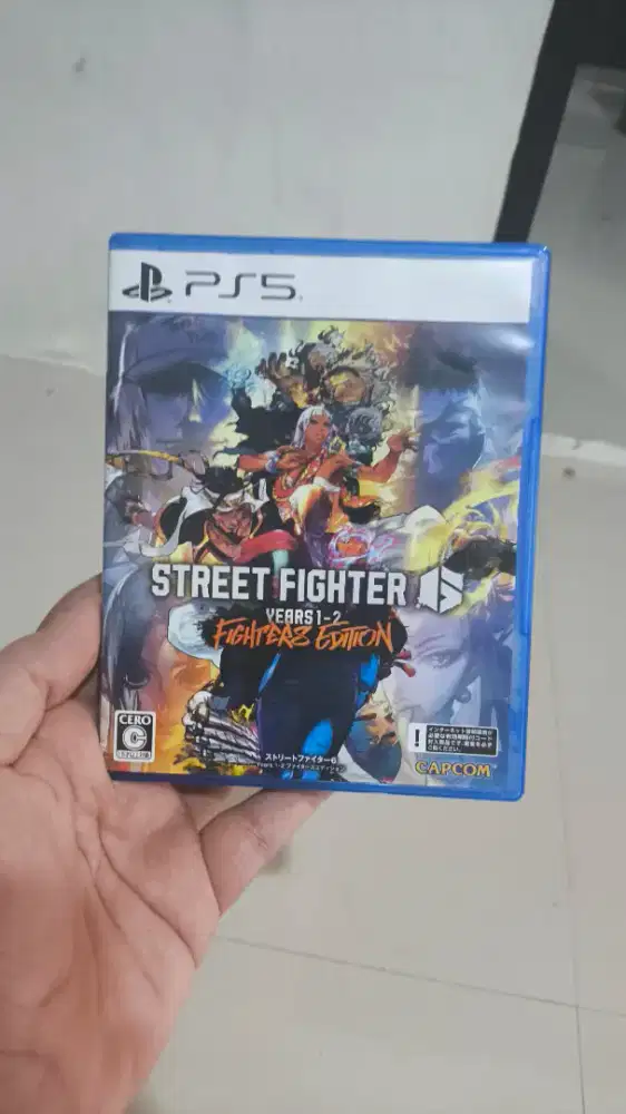 Kaset bd street fighter 6 years 1 2 fighter edition ps5