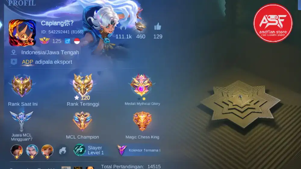 AKUN MOBILE LEGENDS SKIN 323+ ALLKOS AKUN PRIBADI