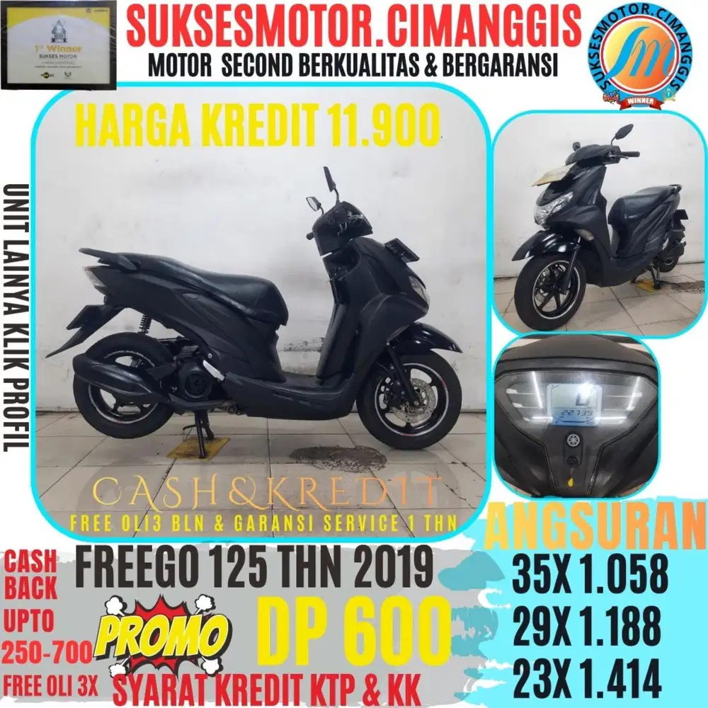FREEGO 125 PROMOTERMURAH CASHBACK UPTO700RBU FREEOLI3X BERGARANSI