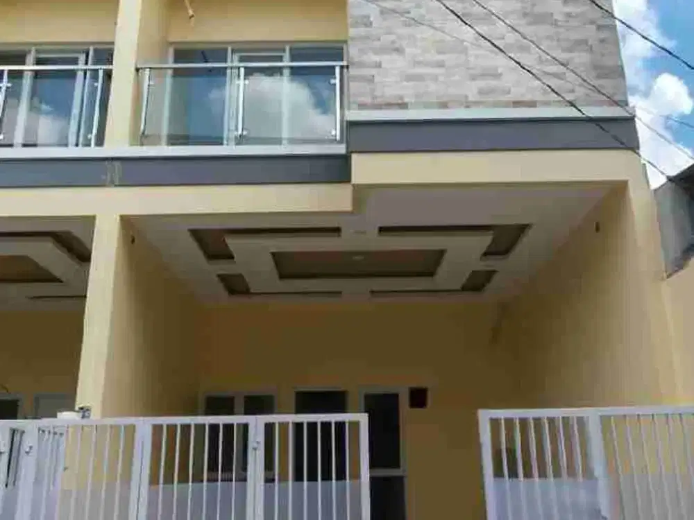 rumah baru 2 lantai dekat sekolah di harapan indah bekasi