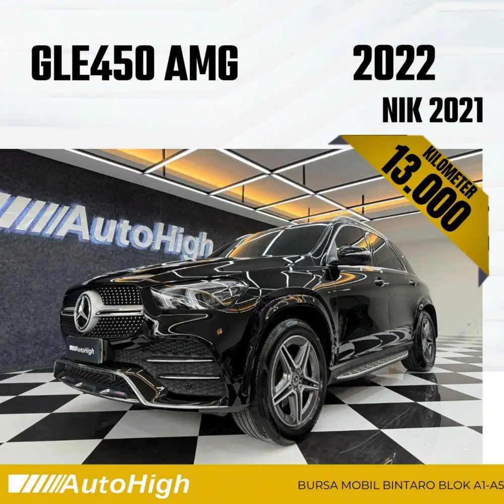 DP10% [Km13.000] GLE450 AMG 2021 Black / GLE 450 Reg 2023 #AUTOHIGH