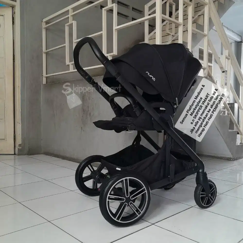Stroller Stroler NUNA MIXX 2 CAVIAR TANPA FOOTMUFF