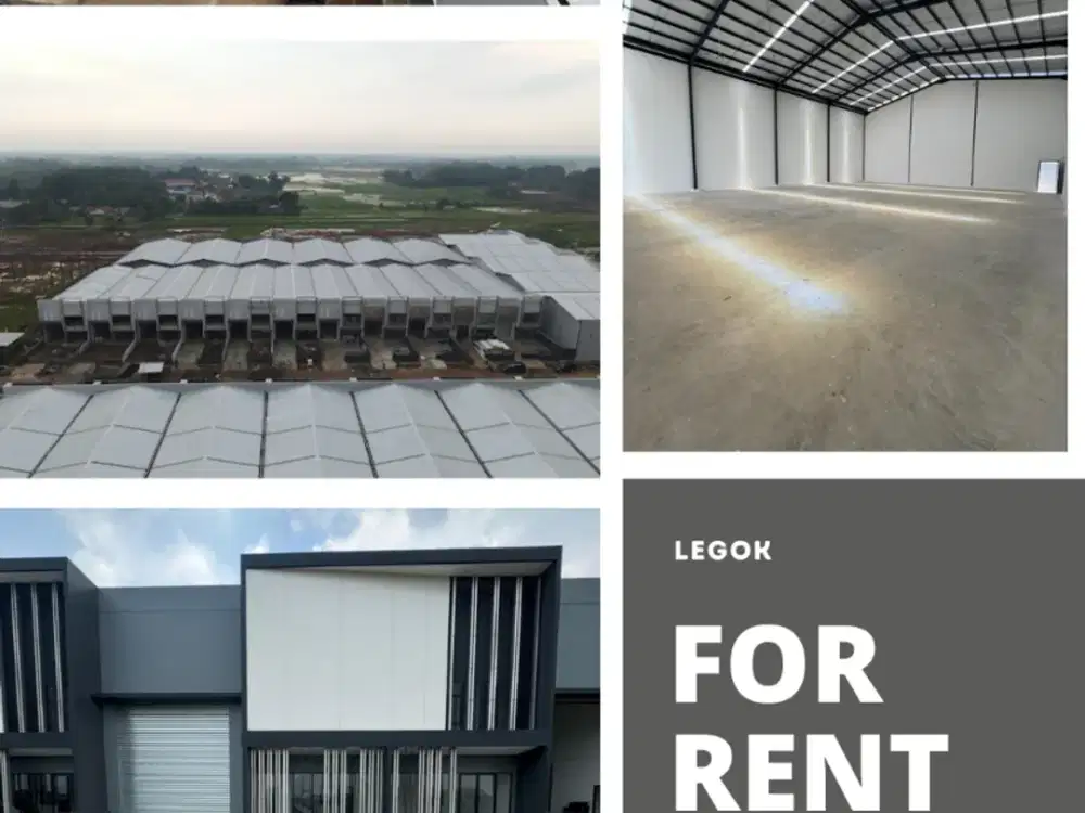 Disewakan Gudang baru ijin industri  di kawasan pergudangan Blessindo Legok tangerang