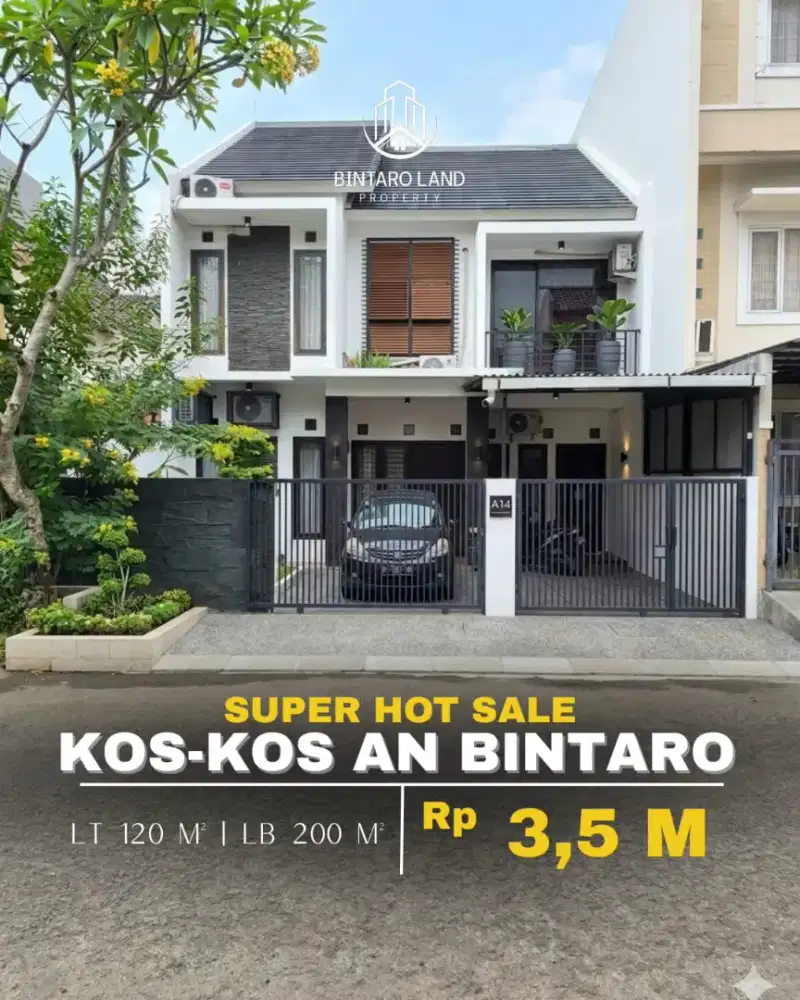 HOT SALE Kos-kosan kamar sudah terisi semua di Bintaro Sektor 5