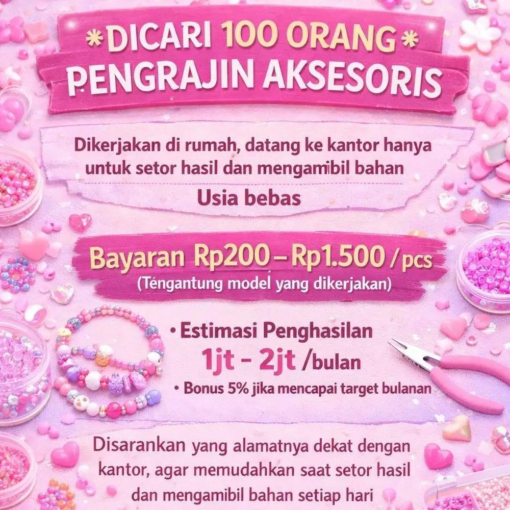 Lowongan Pengrajin Rumahan