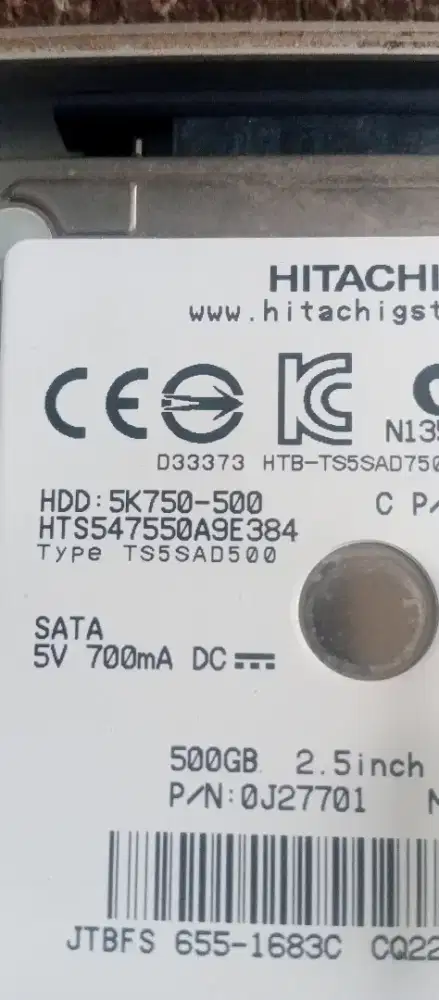 Hardisk & Ram Laptop