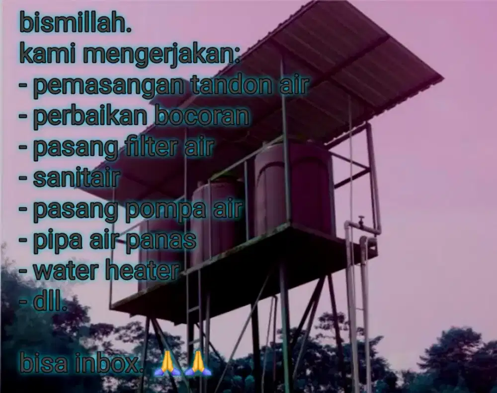 Ahli pasang pompa dan tandon