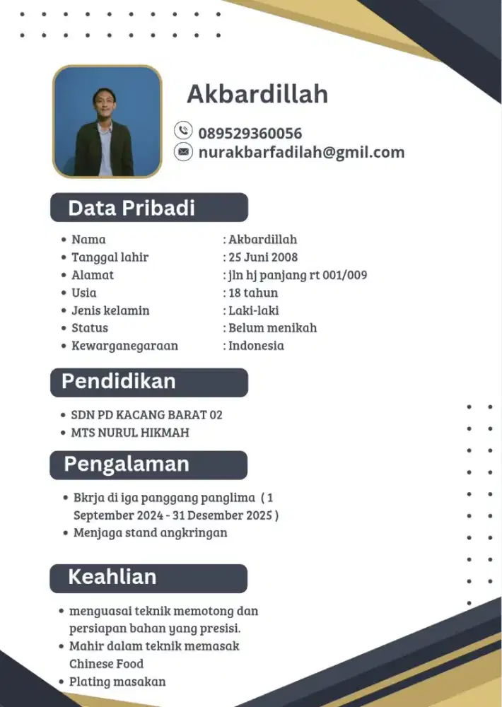 Mencari pekerjaan yang fulltime