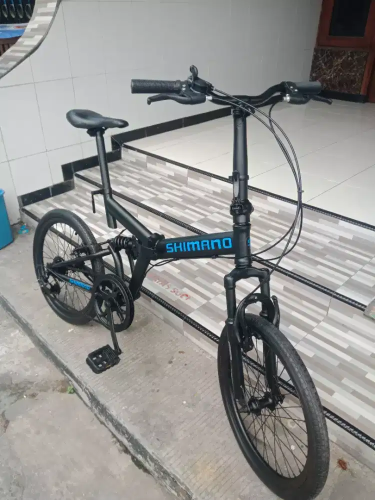 Sepeda Lipat BASIC EXOTIC 6 SPEED CUSTOM SPAREPART BARU UK20 BSA NEGO