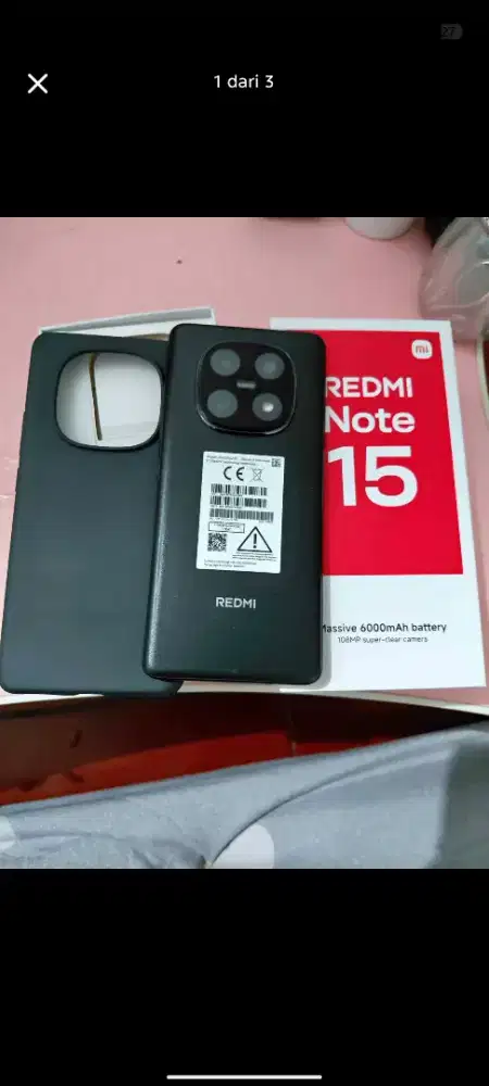 Redmi note 15 4G 8/256 Baru Sebulan