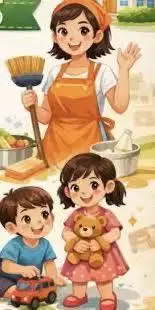 DICARI art serabutan momong