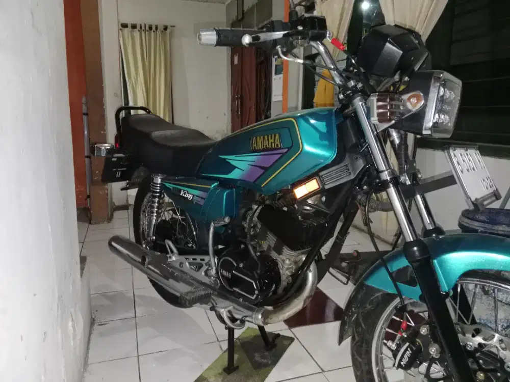 Di jual RX KING tahun 1995 warna hijau, nego sampai mentok