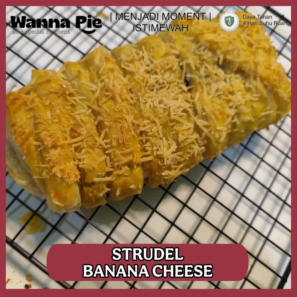 Strudel Banana Cheese Camilan dan Acara Special Siap Kirim Fresh