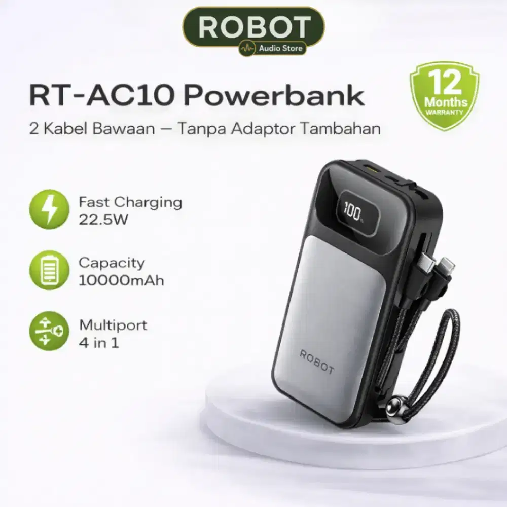 Power Bank ROBOT RT-AC10 10000mAh