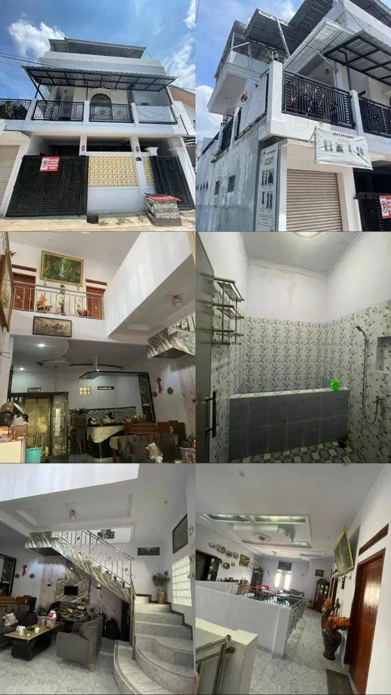 DIJUAL CEPAT RUMAH 3 LANTAI, 6 KAMAR TIDUR 3 KAMAR MANDI LUAS SHM 101